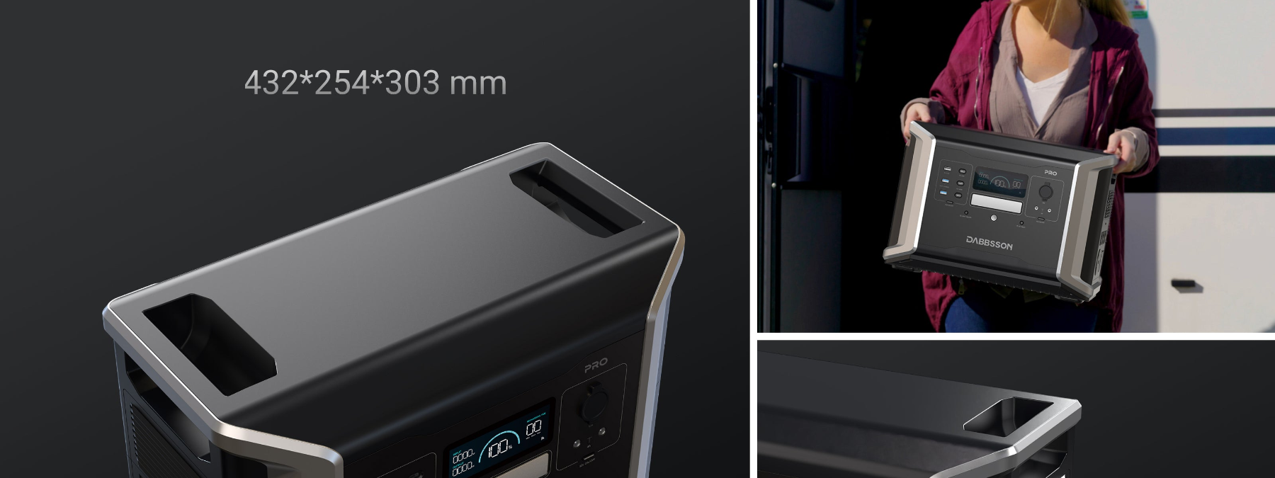 移動楽々、次の目的地へ!持ち運びやすいデザインで、次の目的地へ楽々と運べます。