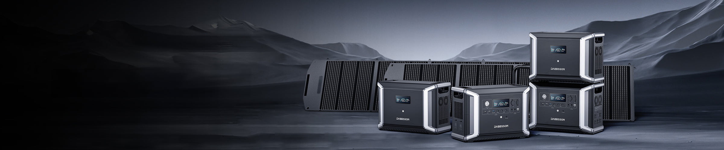 Dabbssonのポータブル電源とソーラーパネルで、家庭とアウトドアに電力を供給しましょう。持続可能でクリーンなエネルギーの未来をお楽しみください。