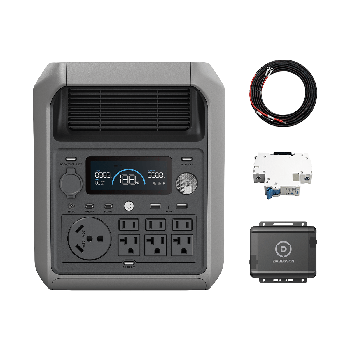 Dabbsson Charger S | 560W オルタネーターDC充電器 - Dabbsson JP