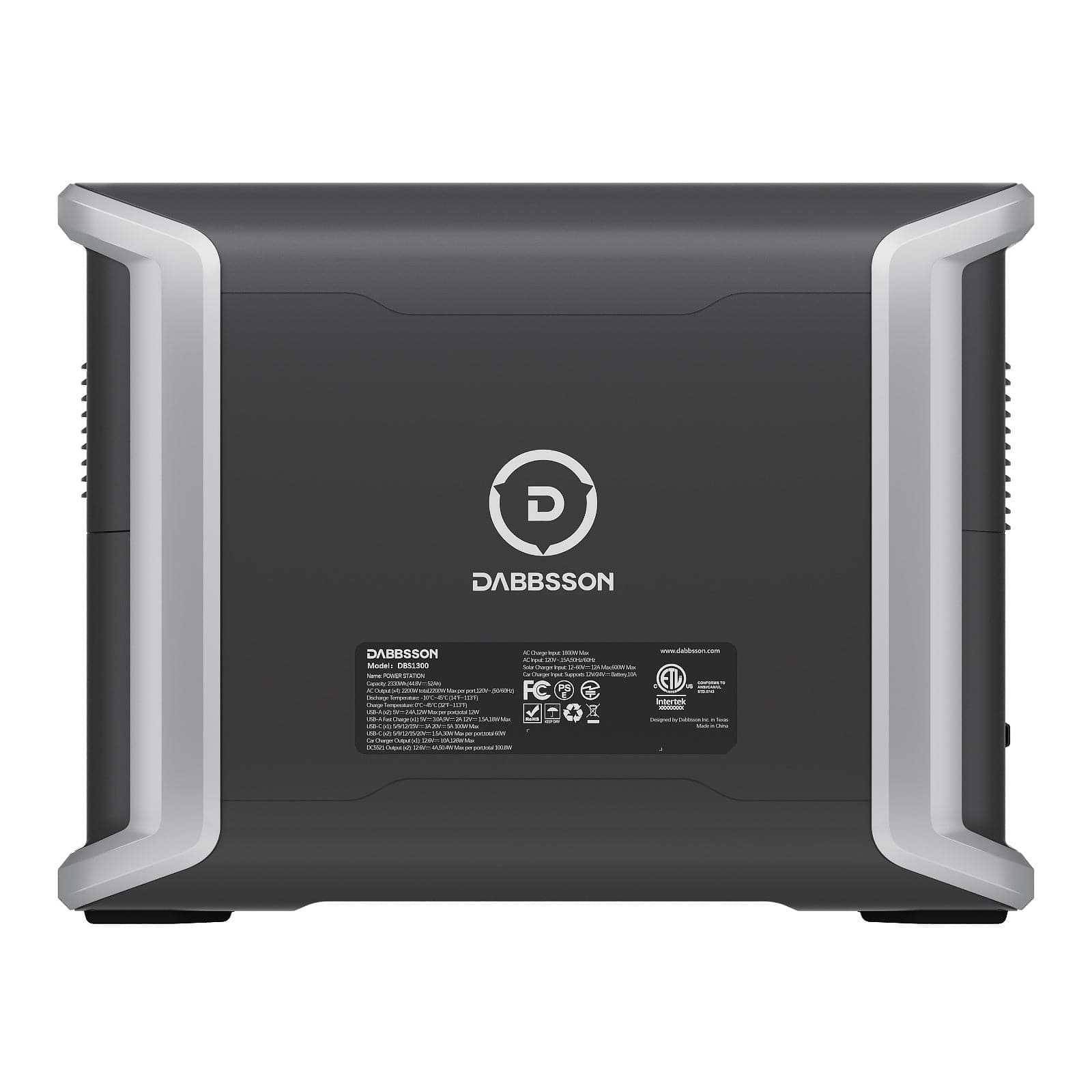 Dabbsson DBS1300ポータブル電源 - 1330Wh | 1200W - Dabbsson JP