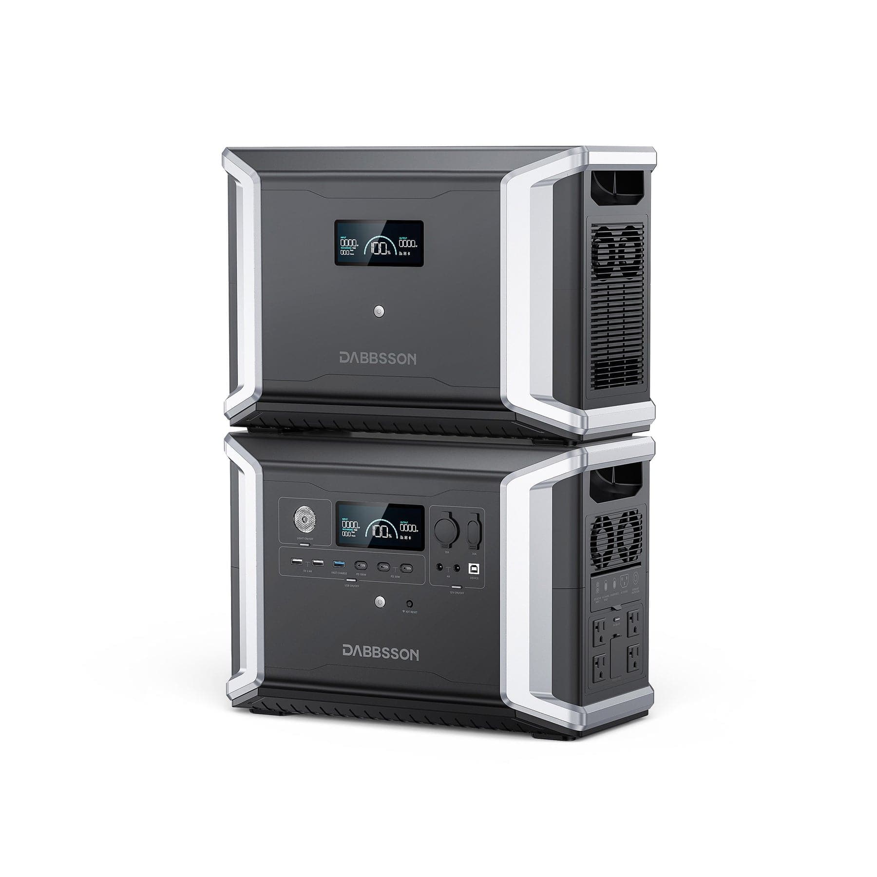 Dabbsson DBS2300 Plus + DBS3000B家庭用バックアップ電源 | 非常用電源 | 防災推奨品 | 5330Wh | 2200W