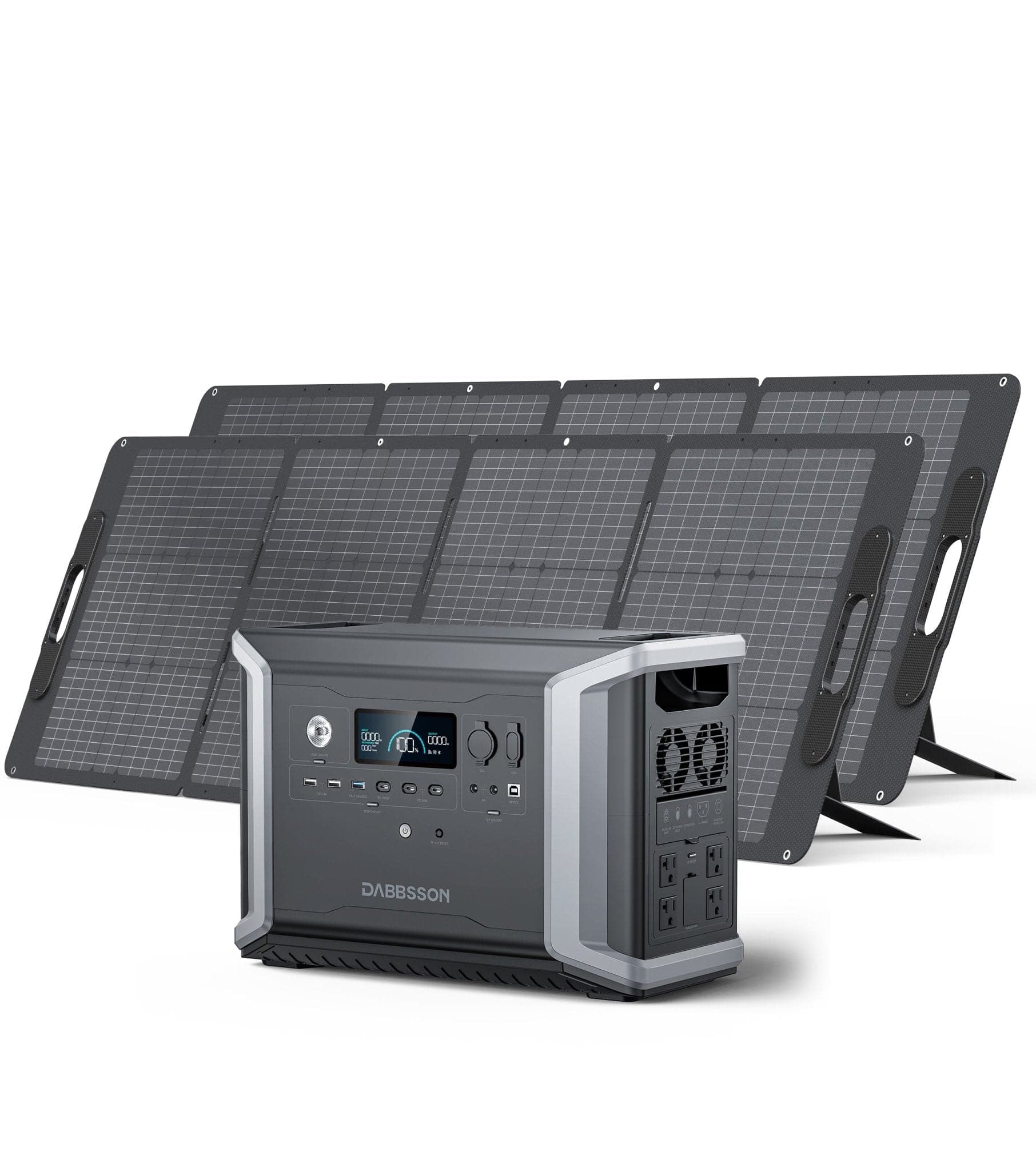 Dabbsson DBS2300 Plus Solar Generator ポータブル電源 セット - 2330Wh | 2200W | 210W - Dabbsson JP