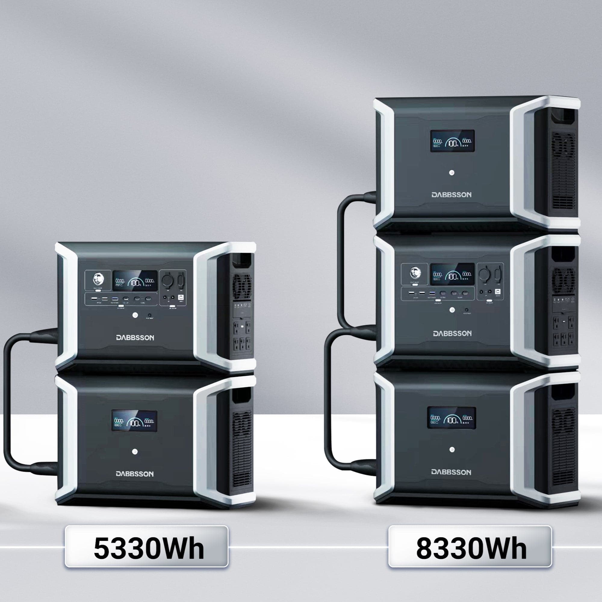 【認定整備済製品】Dabbsson DBS3000B 容量拡張バッテリー DBS2300 & DBS2300 Plus 専用のエクストラバッテリー 3000Wh - Dabbsson JP