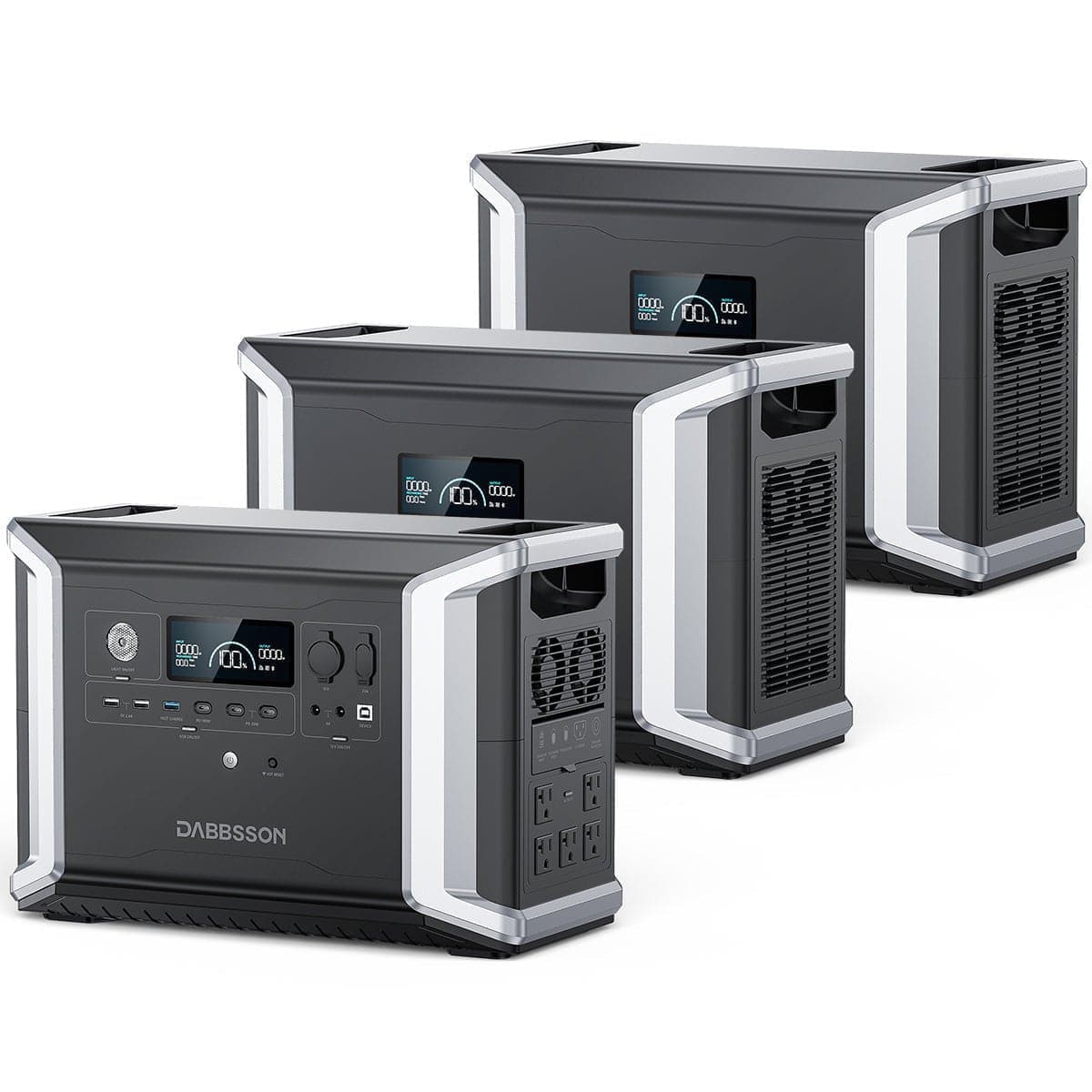 Dabbsson DBS3000B 容量拡張バッテリー DBS2300 & DBS2300 Plus 専用のエクストラバッテリー 3000Wh - Dabbsson JP