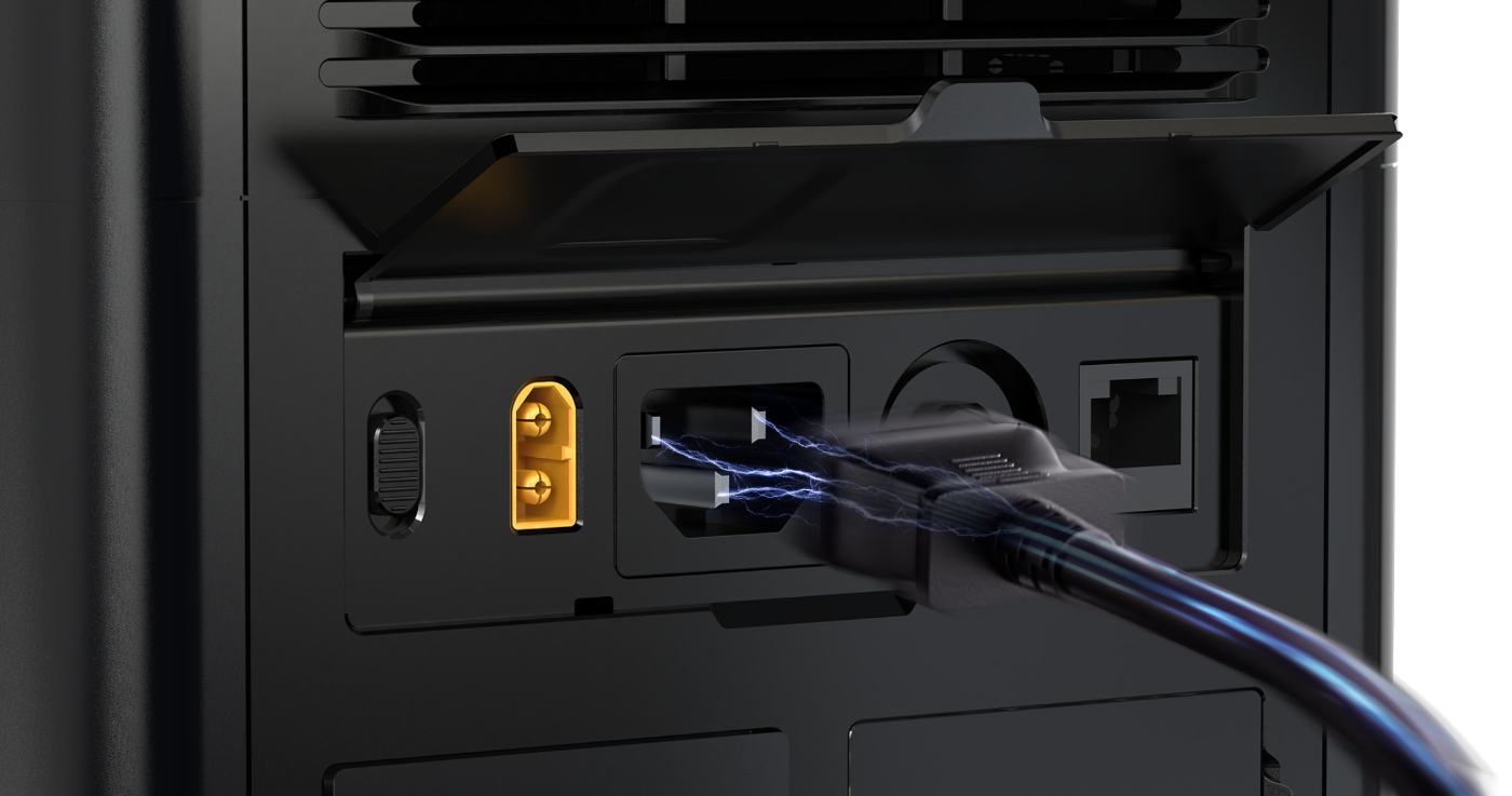 独自のDabFlash充電技術により、わずか36分で80%容量までAC+PVデュアル急速充電可能、45分で80%容量までAC充電可能です。外出先や緊急時の電力確保に最適です。