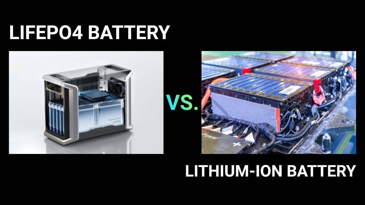 リン酸鉄リチウムイオンバッテリー（LiFePO4）vs リチウムイオンバッテリー：ポータブル電源にはどちらが適しているか - Dabbsson JP