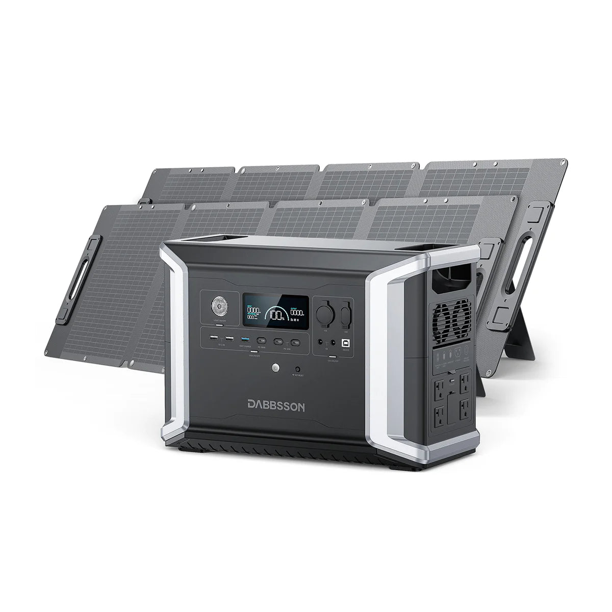 Dabbsson DBS2300 Plus Solar Generator ポータブル電源 セット- 2330Wh | 2200W | 210W