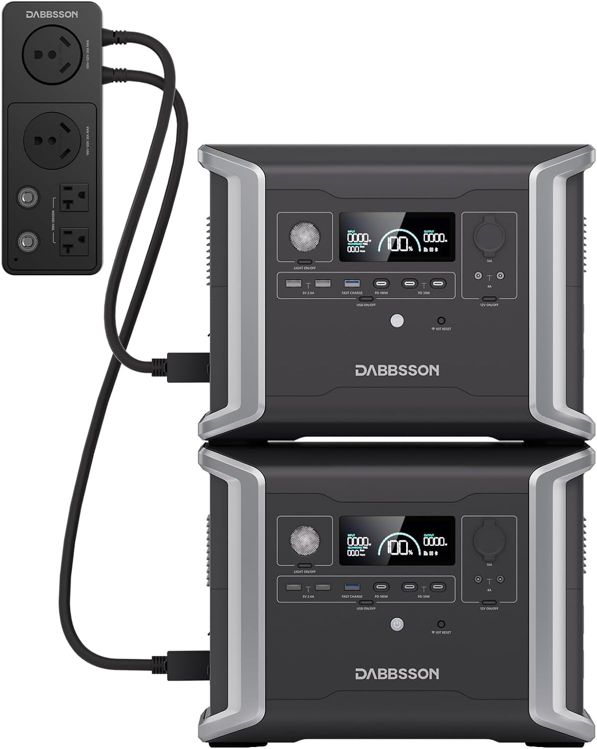 Dabbsson DBS1300 Solar Generator ポータブル電源 セット - 1300Wh | 1200W | 210W