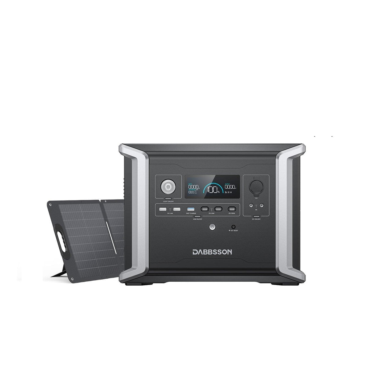 Dabbsson DBS1300＋120W ソーラーパネル｜1330Wh, 太陽光発電対応 ダブソン