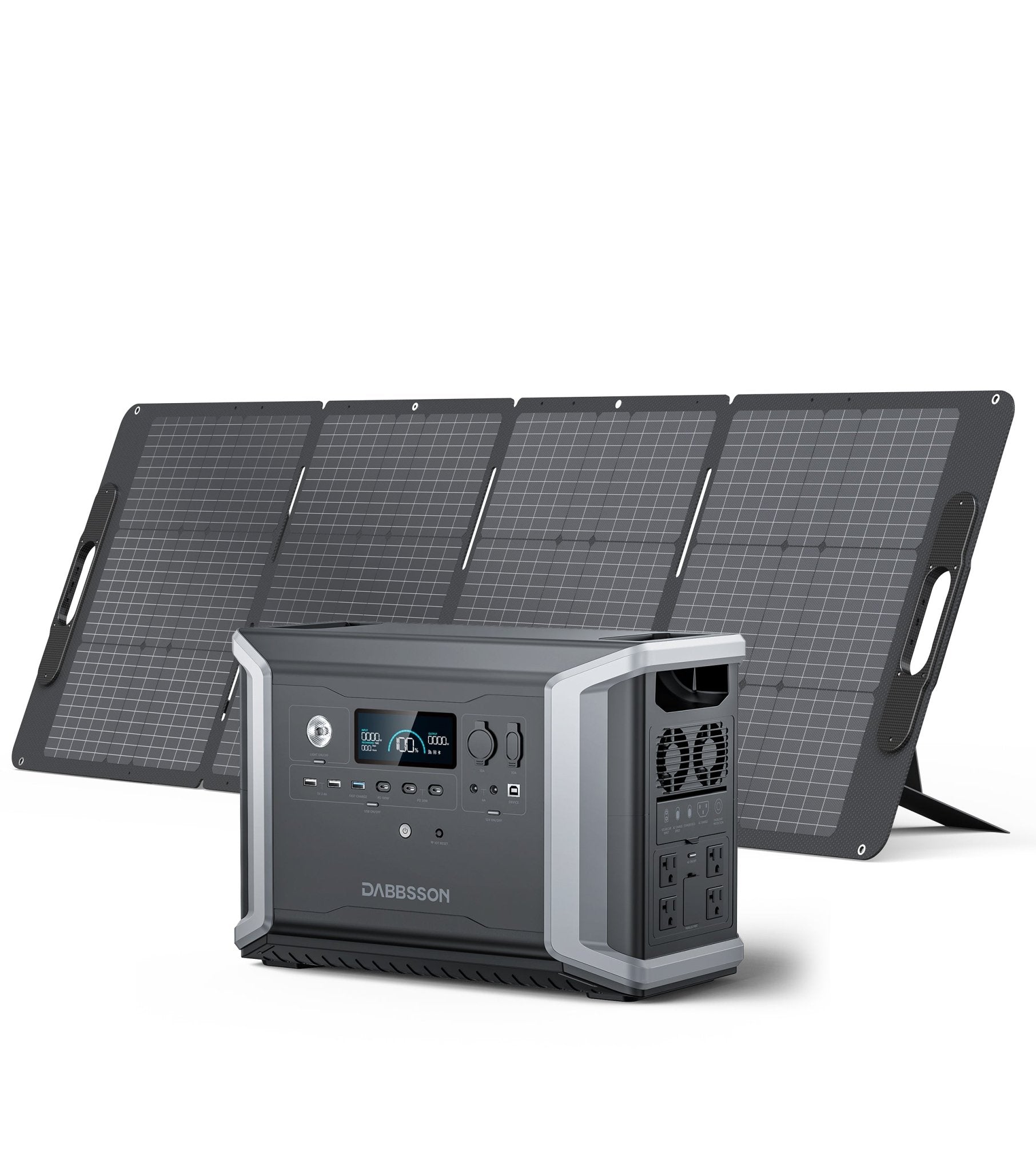 Dabbsson DBS2300 Plus Solar Generator ポータブル電源 セット - 2330Wh | 2200W | 210W - Dabbsson JP
