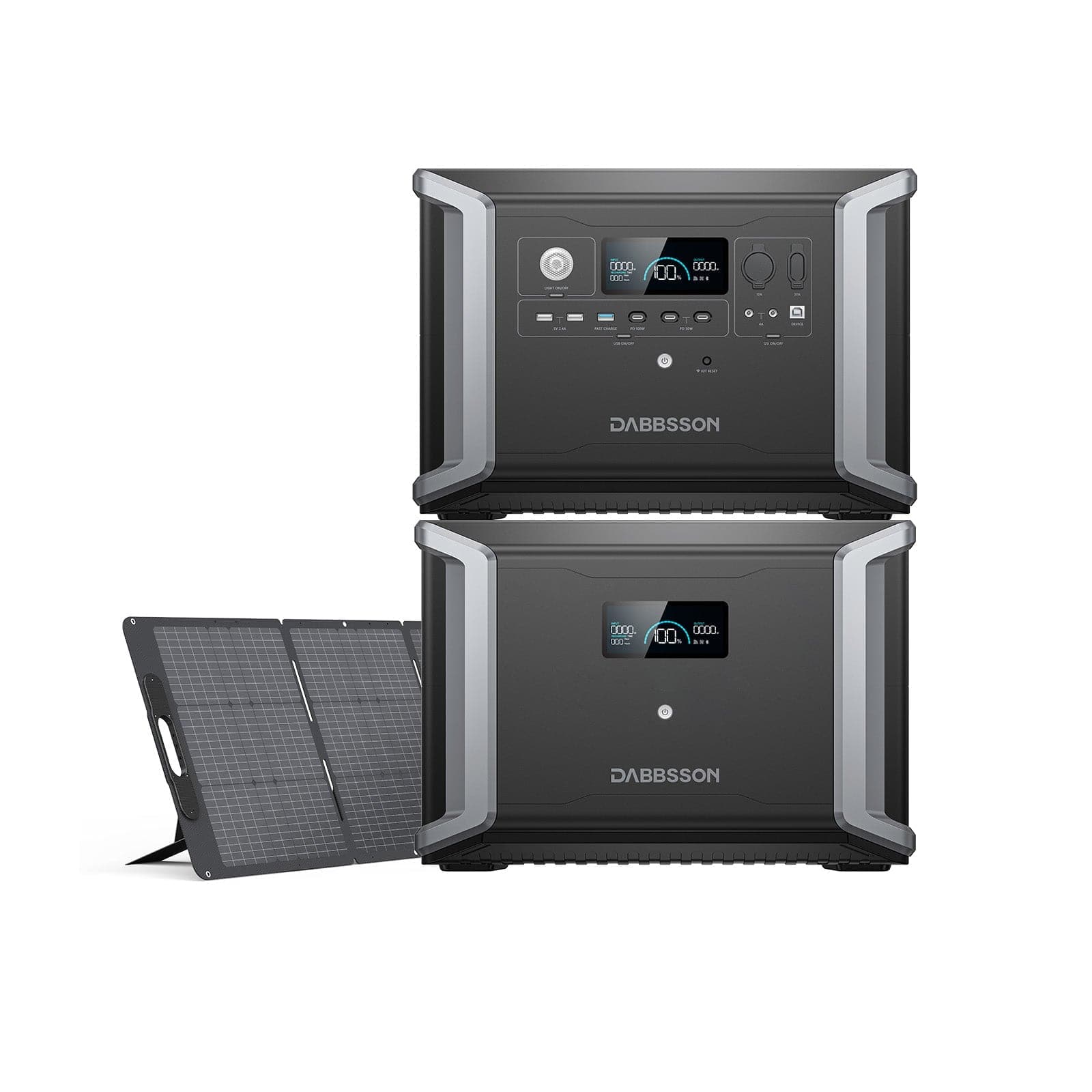 【人気】Dabbsson 210Wソーラーパネル 【新品未使用品】接続ケーブル付 Dabbsson 210W ソーラーパネル｜高変換率%・防水＆軽量設計 ダブソン