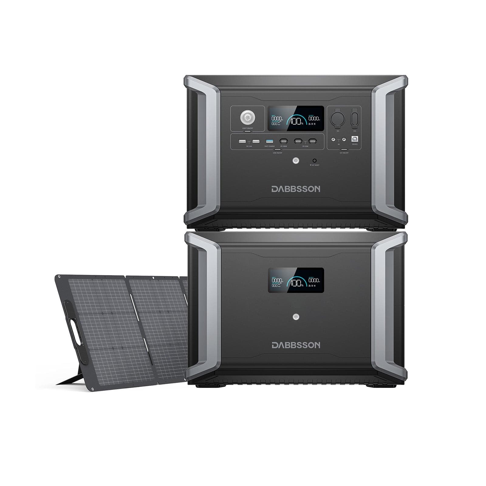 Dabbsson DBS2300 Plus Solar Generator ポータブル電源 セット - 2330Wh | 2200W | 210W - Dabbsson JP