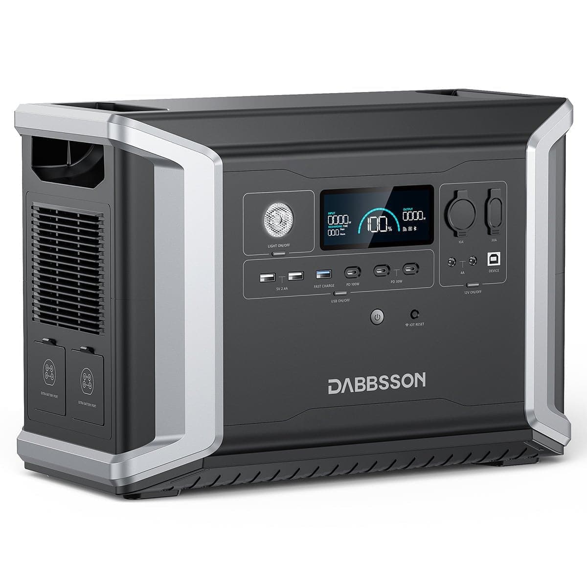 Dabbsson DBS2300 Plus Solar Generator ポータブル電源 セット- 2330Wh | 2200W | 420W