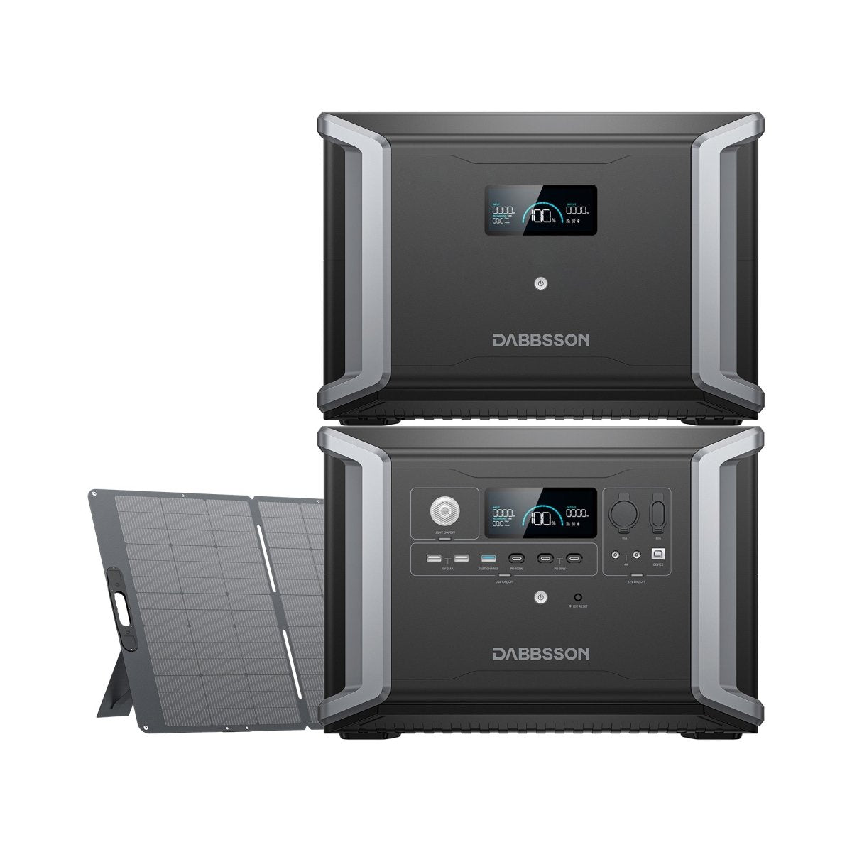 Dabbsson DBS2300 Plus Solar Generator ポータブル電源 セット - 2330Wh | 2200W | 420W - Dabbsson JP