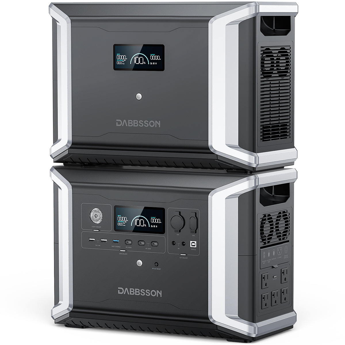 Dabbsson DBS3000B 容量拡張バッテリー DBS2300 & DBS2300 Plus 専用のエクストラバッテリー 3000Wh
